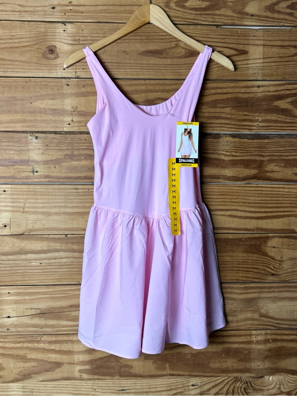 Spalding Light Pink Athletic Skater Dress - Medium